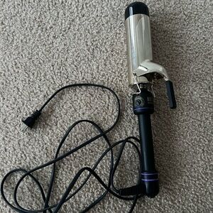 Professional Silver and Black Curling Iron